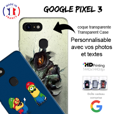 Carcasa Google Pixel 3 con imágenes