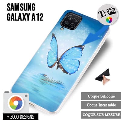 Silicona Samsung Galaxy A12 con imágenes