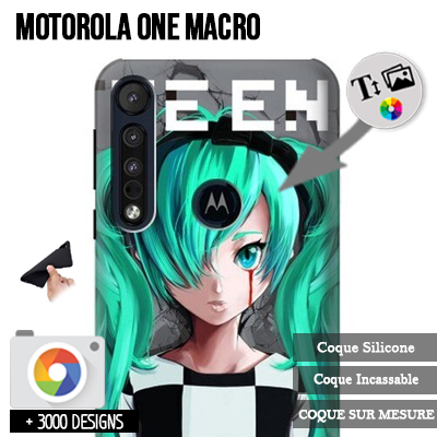 Silicona Motorola One Macro con imágenes