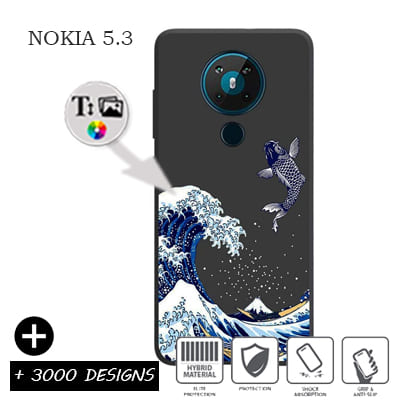Carcasa Nokia 5.3 con imágenes