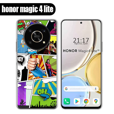 Silicona HONOR Magic 4 Lite 5G con imágenes