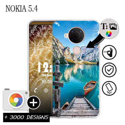 Carcasa Nokia 5.4 con imágenes