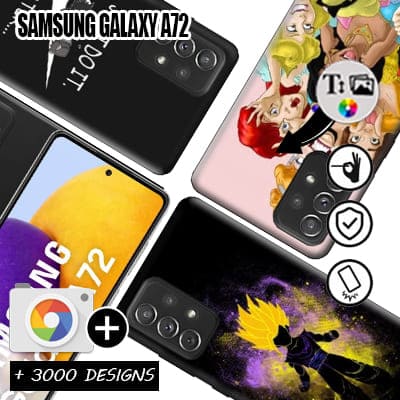 Carcasa Samsung Galaxy A72 con imágenes