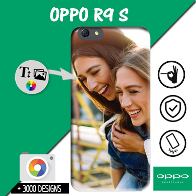 Carcasa Oppo R9s con imágenes