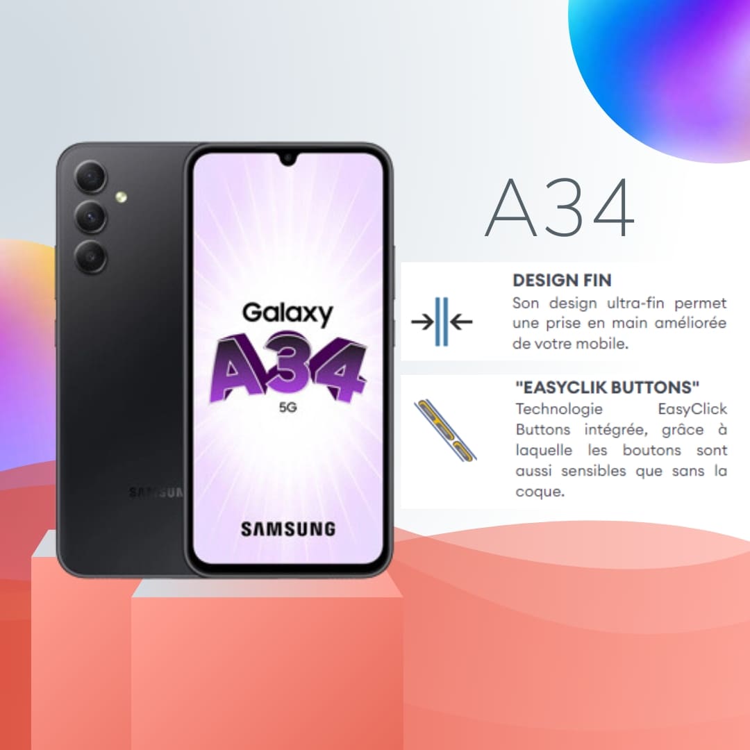 Carcasa Samsung Galaxy A34 con imágenes
