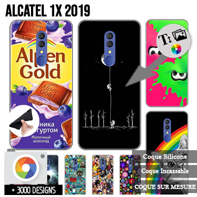 Silicona Alcatel 1X 2019 con imágenes