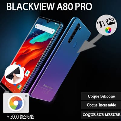 Silicona Blackview A80 Pro con imágenes