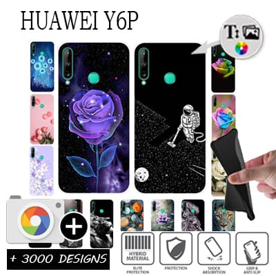 Silicona Huawei Y6p con imágenes