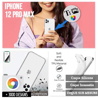 Silicona iPhone 12 Pro Max con imágenes