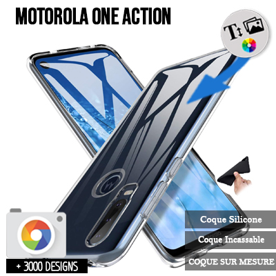 Silicona Motorola One Action con imágenes