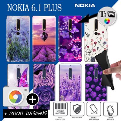 Silicona Nokia 6.1 Plus (Nokia X6) con imágenes