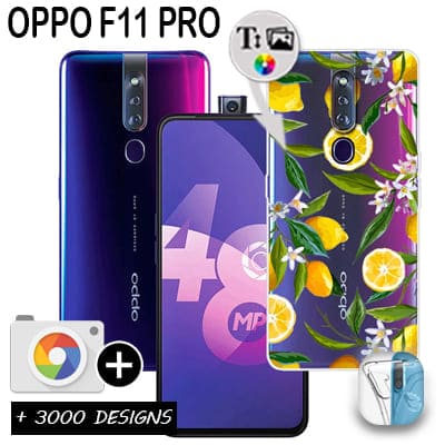 Silicona Oppo F11 Pro con imágenes