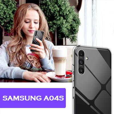 Silicona Samsung Galaxy A04s con imágenes