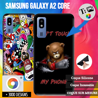 Silicona Samsung Galaxy A2 Core con imágenes