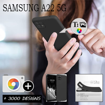 Silicona Samsung galaxy a22 5g con imágenes