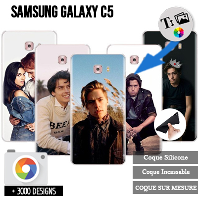 Silicona Samsung Galaxy C5 con imágenes