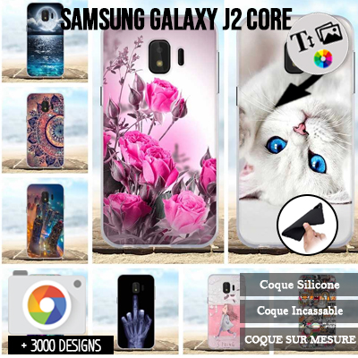Silicona Samsung Galaxy J2 Core con imágenes