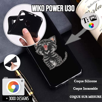 Silicona Wiko Power U30 con imágenes