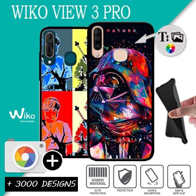 Silicona Wiko View 3 Pro con imágenes