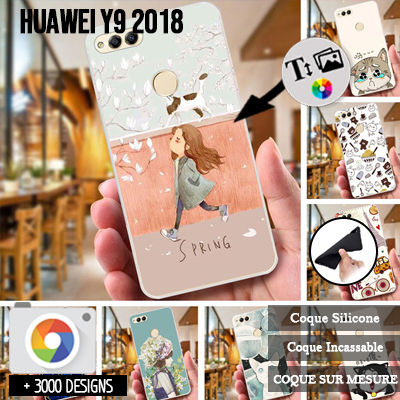 Silicona Huawei Y9 2018 con imágenes