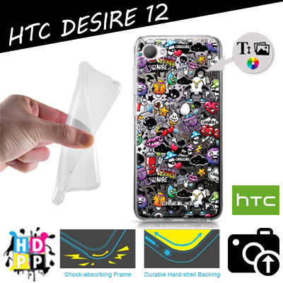 Silicona HTC Desire 12 con imágenes