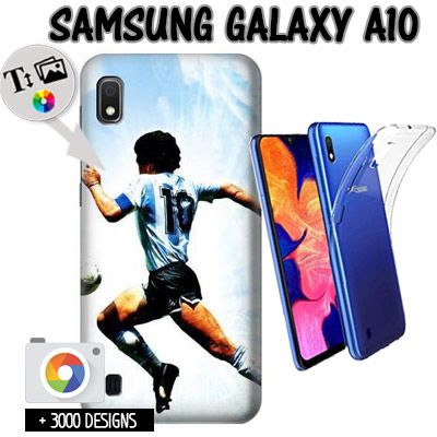 Silicona Samsung Galaxy A10 con imágenes