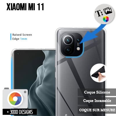 Silicona Xiaomi Mi 11 con imágenes