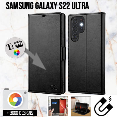 Funda Cartera Samsung Galaxy S22 Ultra con imágenes