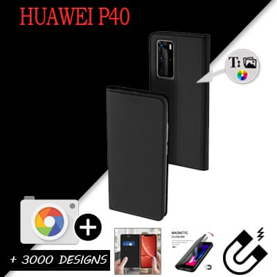 Funda Cartera Huawei P40 con imágenes