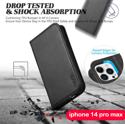 Funda Cartera iPhone 14 Pro Max con imágenes
