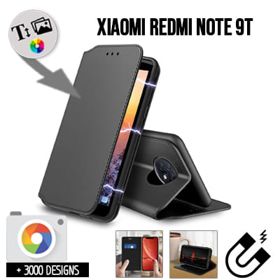 Funda Cartera Xiaomi Redmi Note 9T con imágenes