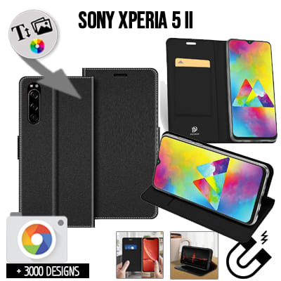 Funda Cartera Sony Xperia 5 II con imágenes