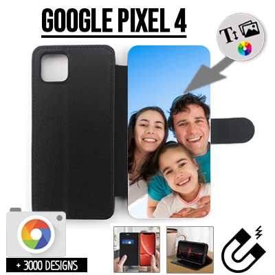 Funda Cartera Google Pixel 4 con imágenes