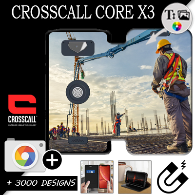 Funda Cartera Crosscall Core-X3 con imágenes