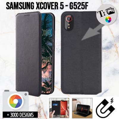 Funda Cartera Samsung Galaxy XCover 5 con imágenes