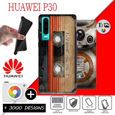 Silicona Huawei P30 con imágenes