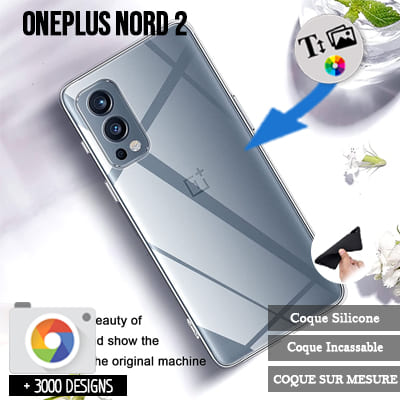 Silicona OnePlus Nord 2 con imágenes