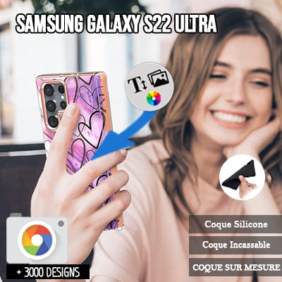 Silicona Samsung Galaxy S22 Ultra con imágenes