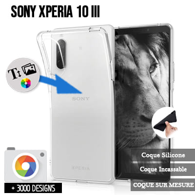 Silicona Sony Xperia 10 III con imágenes