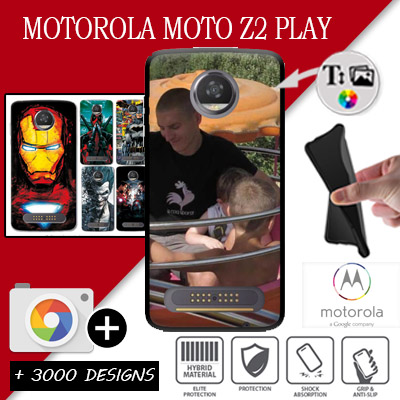 Silicona Motorola Moto Z2 Play con imágenes