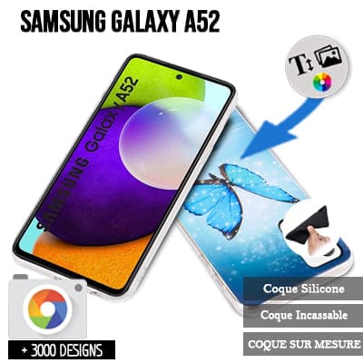 Silicona Samsung Galaxy A52 4G / 5G con imágenes