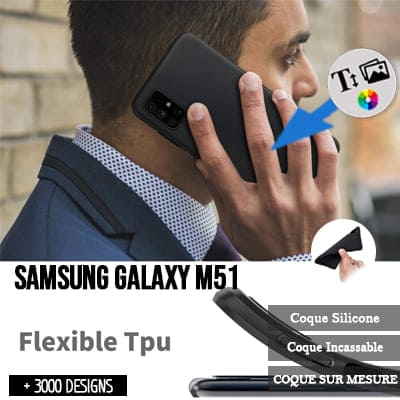 Silicona Samsung Galaxy M51 con imágenes