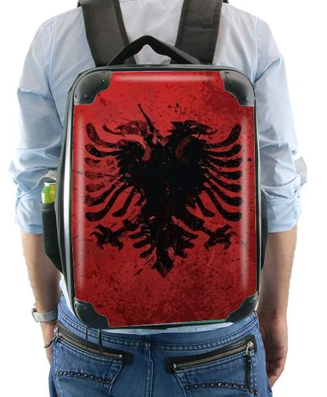  Albanie Painting Flag para Mochila