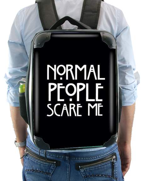  American Horror Story Normal people scares me para Mochila