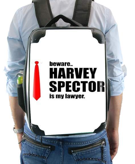  Beware Harvey Spector is my lawyer Suits para Mochila