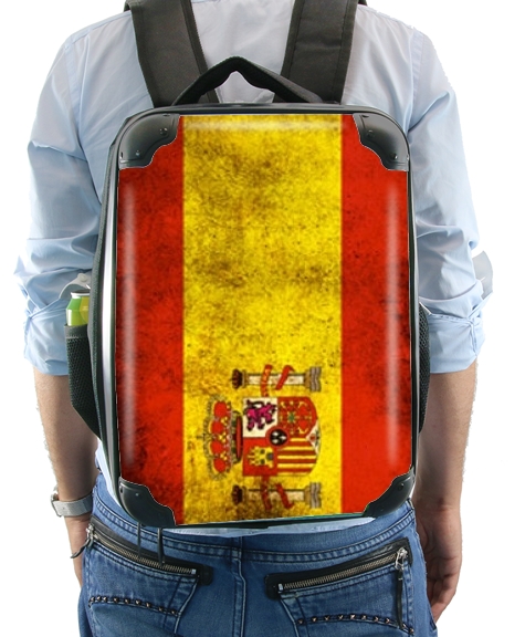  Bandera España Vintage para Mochila