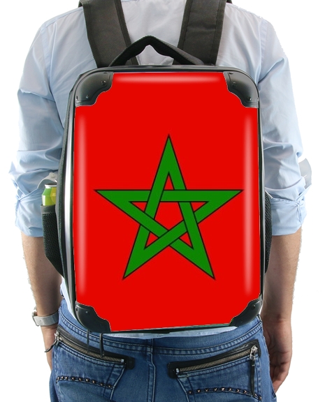  Bandera Marruecos para Mochila