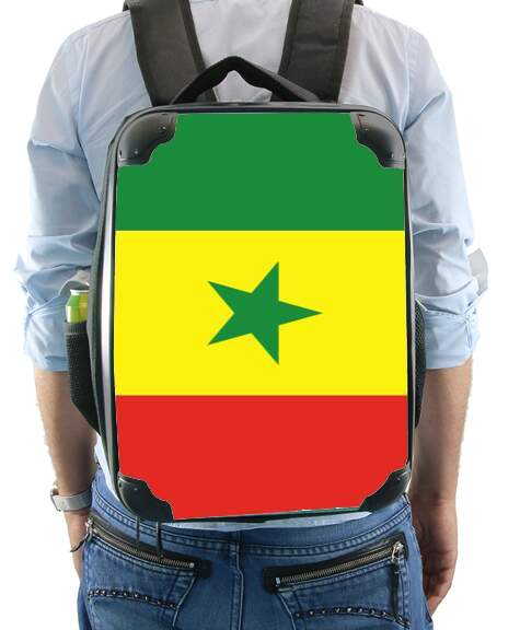  Bandera de Senegal para Mochila