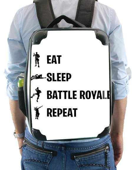  Eat Sleep Battle Royale Repeat para Mochila