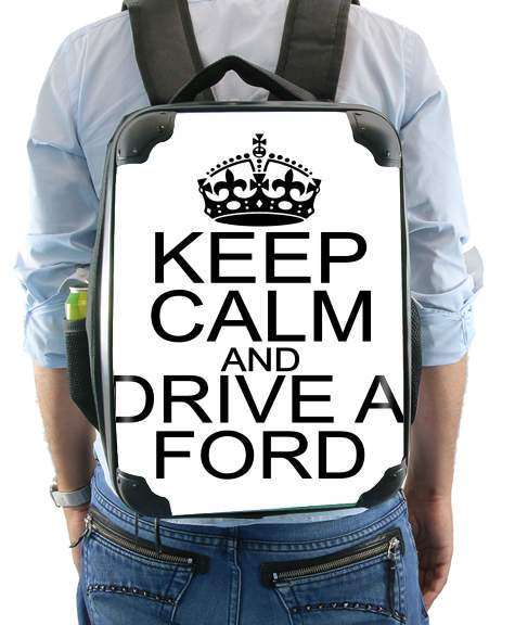 Keep Calm And Drive a Ford para Mochila